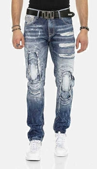 Cipo & Baxx Regular-fit-Jeans DENIM Lagen-Design CD611