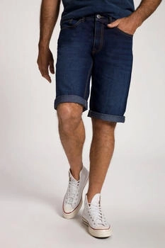JP 1880 Jeansbermudas Denim 5-Pocket Stretch Regular Fit dunkelblau