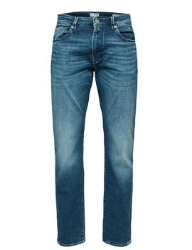 Selected Jeans Straight Scott blau