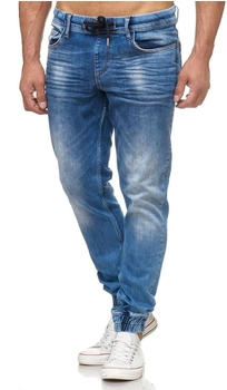 Tazzio Jeans Regular Fit Jogger-Stil 17506 blau
