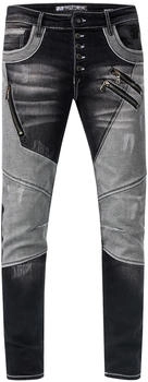 Rusty Neal Jeanshose 'URUMA' schwarz