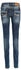 Cipo & Baxx Slim-fit-Jeans auffällig farbigen Ziernähten WD256 blau