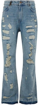 2Y Studios Firio Destroyed Straight Jeans sand blau