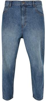 Urban Classics TB5591 Cropped Tapered Jeans mittelblau