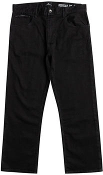 Quiksilver Aqua Cult Ankle Jeans gewaschen schwarz