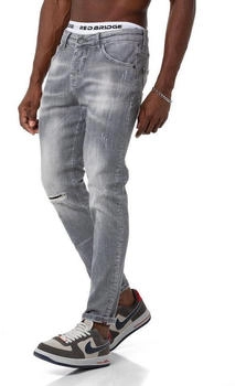 Redbridge Jeans Hose Destroyed-Look grau