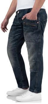 Timezone Herrencargojeans Clay blau indigo 3983