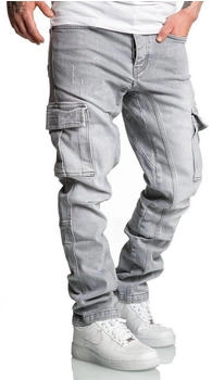 Amaci&Sons Cargo Jeans Regular Slim Denim Hose destroyed 7977