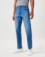 Wrangler 112352715, Wrangler Straight Jeans Texas Stretch in Rustic