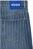 HUGO Baggy-Fit Jeans aus blauem Denim mit Nadelstreifen - Style Nate 50544995 Blau /