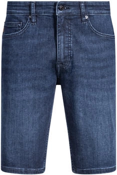 Hugo Boss Delaware Slim-Fit Shorts aus blauem Soft-Motion-Denim - Style Delaware Shorts BO 50537815 Dunkelblau