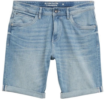 Tom Tailor TTJOSH Regular Slim Jeans Shorts Light Stone Blue Denim (1044973_10142)