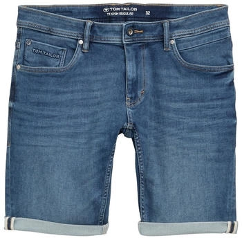 Tom Tailor TTJOSH Regular Slim Jeans Shorts mit Superstretch Used Mid Stone Blue Denim (1044974_10119) Tom Tailor TTJOSH Regular Slim Jeans Shorts mit Superstretch Used Mid Stone Blue Denim (1044974_10119)