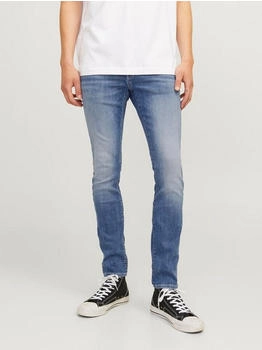 Jack & Jones Slim-fit-Jeans JJIGLENN JJFOX AM 496 NOOS mid blue denim