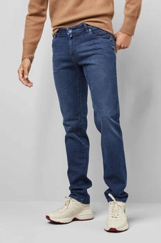 Meyer Hosen M5 Slim Five Pocket Jeans dunkelblau