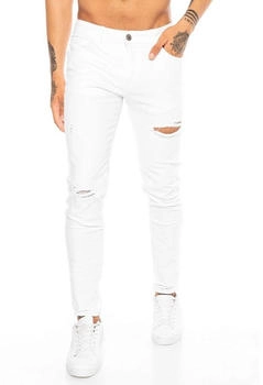 Redbridge Destroyed-Jeans weiß Ripped-Details