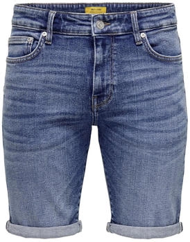 Only & Sons Ply Herren Shorts blau denim 16285186