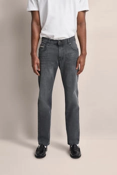 Bugatti 5-Pocket-Jeans leichter Used-Look 284-dunkelgrau