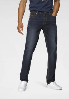 Bruno Banani Straight-Jeans Hutch gerade Beinform teilweise modischen Destroyed-Effekten blau dunkelblau
