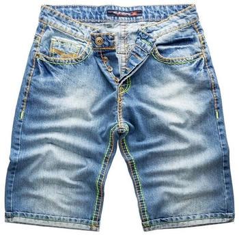 Rock Creek Jeans Shorts blau schwarz RC-2078