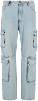2Y Studios Aidan Cargo Baggy Jeans sand blau