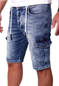 Reslad Cargo Jeans Shorts Stretch