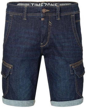 Timezone Jeansshorts Kontrastnähten und Cargotaschen