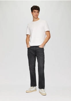 s.Oliver Jeans Benito / Regular Fit / Mid Rise / Straight Leg / reine Baumwolle / grau 2157370.98Z4.