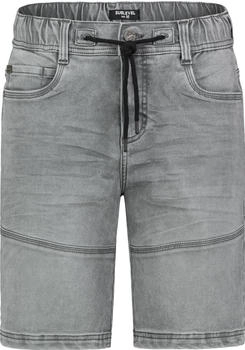 Sublevel Denim Bermuda Jeansshorts Elastischem Bund und Kordelzug