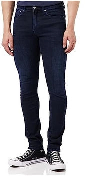 Calvin Klein Jeans Hose Skinny baumwolle stretch dunkelblau