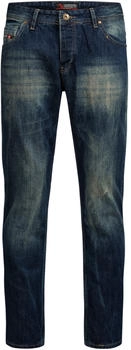 Alessandro Salvarini Comfort Fit Jeanshose gerades Bein Denim Basic AS-251 mittelblau