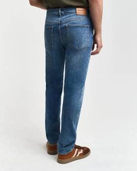 GANT Jeans Slim Fit Mid Blue Worn W38 L34