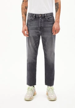 armedangels AAUSTIN - Männer Relaxed Fit Jeans - schwarz / washed iron (30006463-3021)