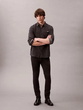 Calvin Klein Skinny-fit-Jeans 'SKINNY' schwarz
