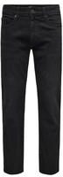 Only & Sons 22028638-000000, Only & Sons Weft Regular 8638 Mat Black Denim - Jeans -