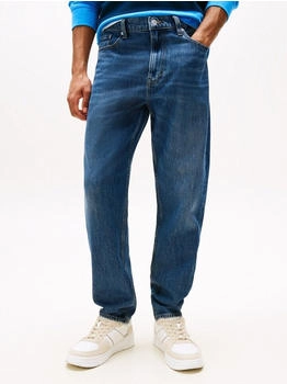 Tommy Hilfiger Isaac - Schmal zulaufende Jeans in dunkler Waschung mit lockerem Schnitt-Marineblau (DM0DM201911BJ)
