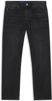 HUGO Schwarze Regular-Fit Jeans aus Denim in Washed-Optik - Style Jonah 50547125 Dunkelgrau /