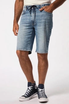 JP 1880 Jeansbermuda Lightweight Schlupfbund light blue