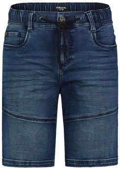 Sublevel Denim Bermuda Jeansshorts Elastischem Bund Kordelzug