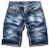Rock Creek Jeansshorts RC-2077 blau dicke Naht