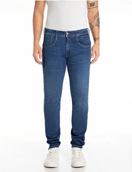 Replay Anbass Powerstretch Denim Jeans 007 dunkelblau