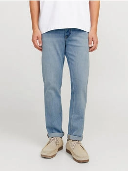 Jack & Jones Clark Regular Fit Jeans 5-Pocket hellblau