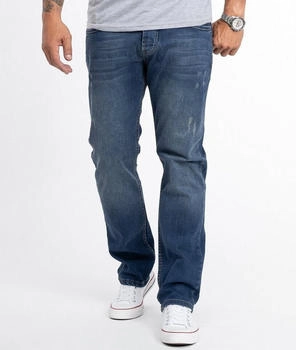 Rock Creek Jeans Straight Cut blau schwarz