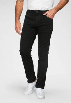 Wrangler Authentic Straight Jeans schwarz rinse