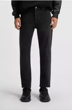 HUGO Brody Tapered-fit-Jeans black008 stone-washed