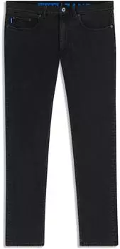 HUGO Zane Blue Black Slim-fit-Jeans Black008