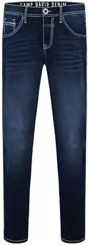 Camp David Regular-fit-Jeans blau schwarz