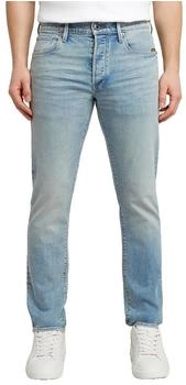 G-Star 3301 Slim Jeans Andere sun faded pacific blue 51001-D930-H466