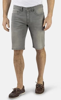 Stooker 5-PKT STYLE Bermuda Shorts Straight Fit silvergrey denim/grau