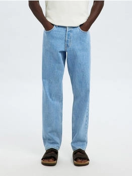 Selected SLH190-BEN KORI Jeans Tapered Light washed hellblau